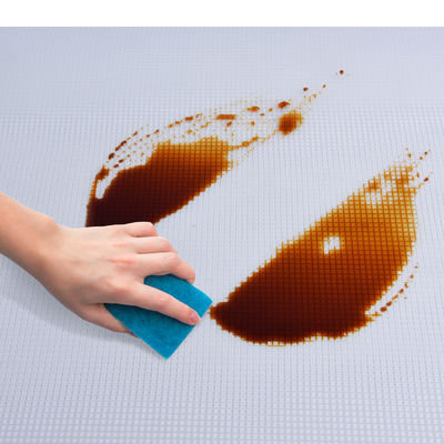 6 Pieces Dots Pattern Fridge Liner Mat Washable Glass Shelves Liner for Refrigerator