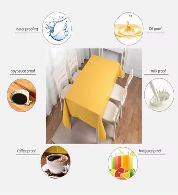 Tablecloth Hot Designs Eco-friendly Dust Proof Oil-Proof Rectangle PVC Table Cover