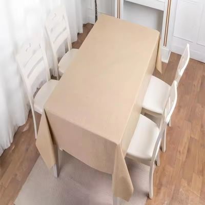 Tablecloth Hot Designs Eco-friendly Dust Proof Oil-Proof Rectangle PVC Table Cover