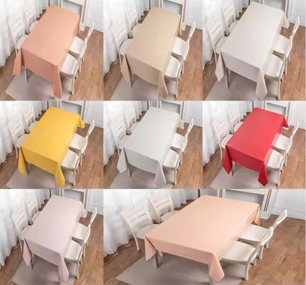 Tablecloth Hot Designs Eco-friendly Dust Proof Oil-Proof Rectangle PVC Table Cover