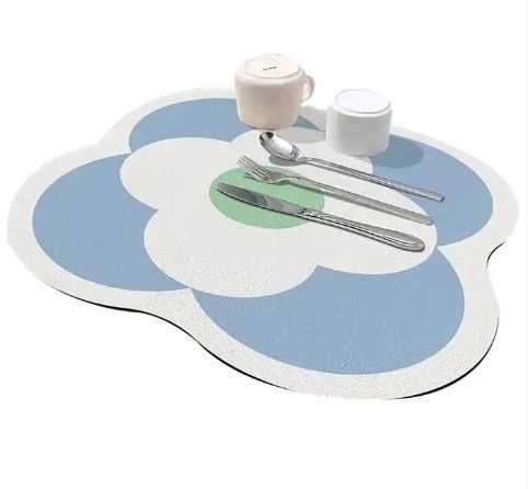 Sustainable Table Decration Placemat for Restaurant Non-slip Dining Plate Dish Mat